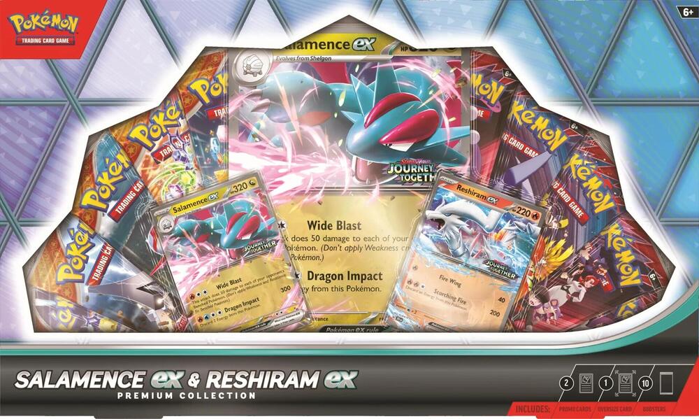Salamence ex & Reshiram ex Premium Collection – For Sale