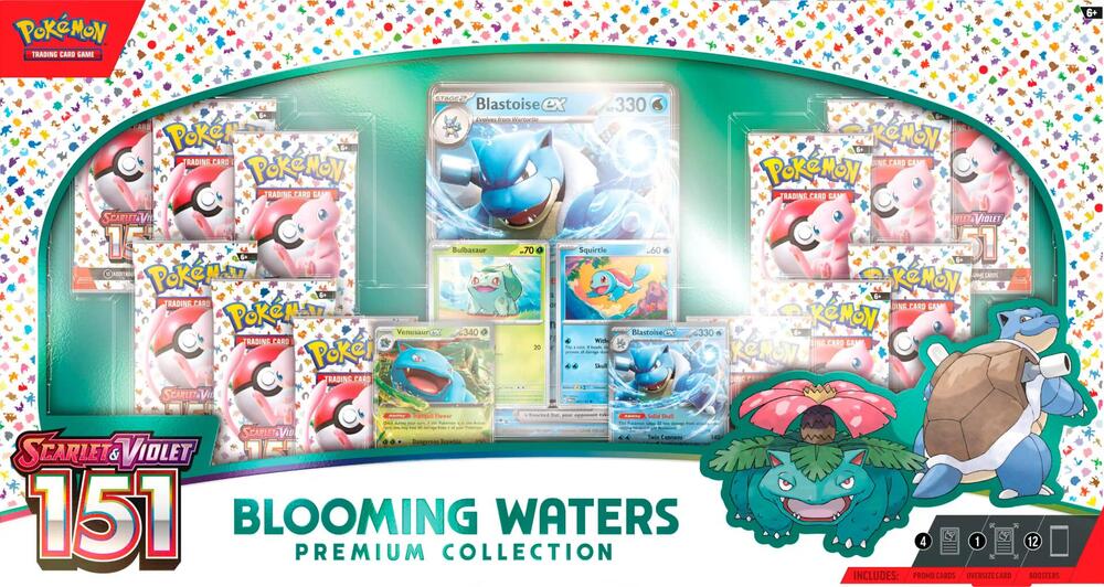 Scarlet & Violet - 151 Blooming Waters Premium Collection | Order Now