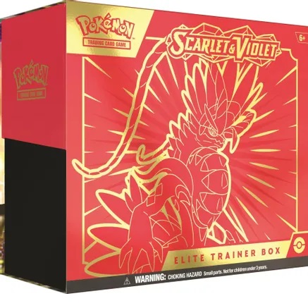 Scarlet & Violet Elite Trainer Box - Koraidon Artwork - Authentic Sealed