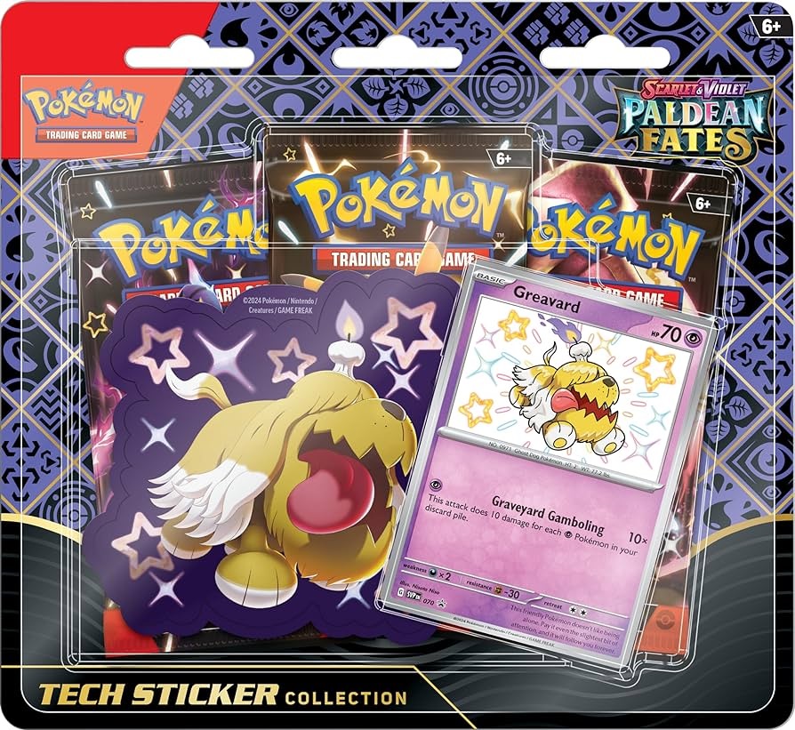 Scarlet & Violet - Paldean Fates Tech Sticker Collection - Greavard | Order Today