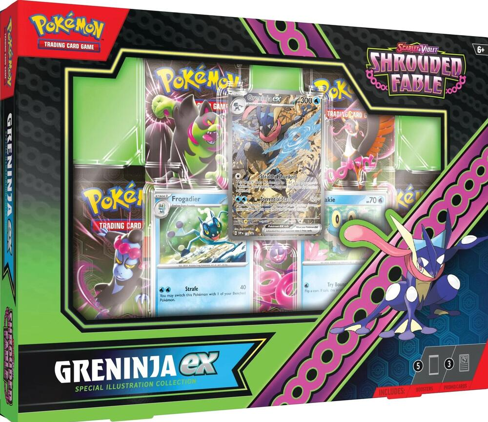 Scarlet & Violet - Shrouded Fable - Greninja ex Special Illustration Collection - In Stock Now