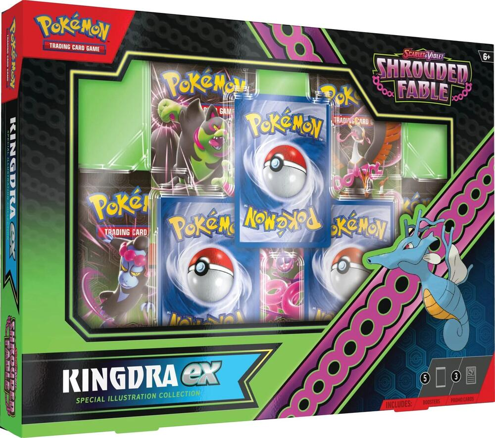 Scarlet & Violet - Shrouded Fable - Kingdra ex Special Illustration Collection - Authentic Sealed