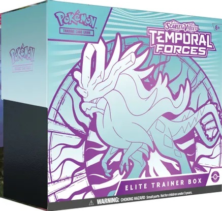 Scarlet & Violet - Temporal Forces Elite Trainer Box (Walking Wake) – For Sale