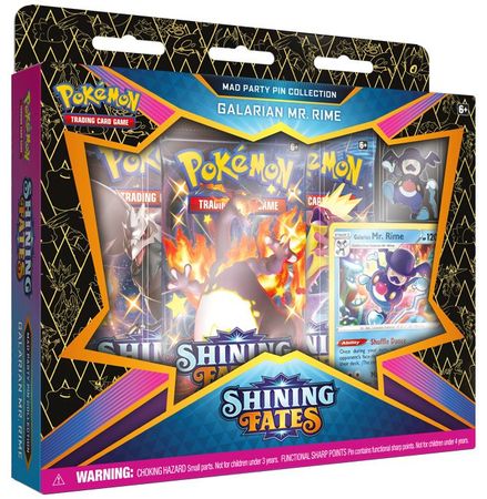Shining Fates - Galarian Mr. Rime Mad Party Pin Collection Box - Shop Now