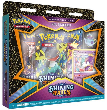 Shining Fates - Polteageist Mad Party Pin Collection Box | Order Now