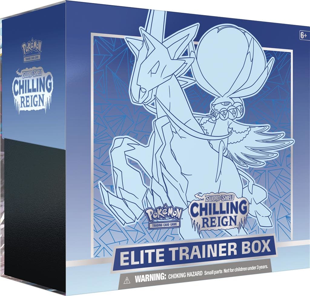 Sword & Shield - Chilling Reign Ice Rider Calyrex Elite Trainer Box - Shop Now