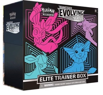 Sword & Shield - Evolving Skies Glaceon/Vaporeon/Sylveon/Espeon Elite Trainer Box – Buy Now