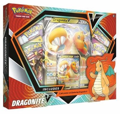 Sword & Shield - Fusion Strike Dragonite V Box - Authentic Sealed