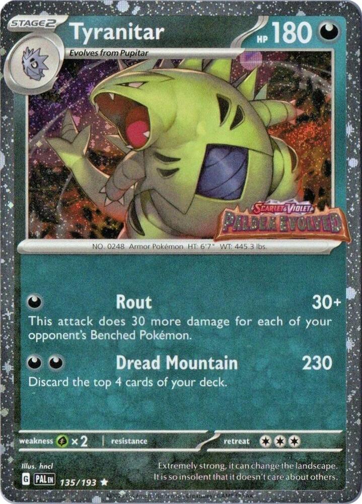 Tyranitar (135/193) – Miscellaneous Cards – Buy Now
